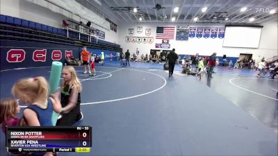 53 lbs Semifinal - Nixon Potter, Green River Grapplers vs Xavier Pena, Riverton USA Wrestling