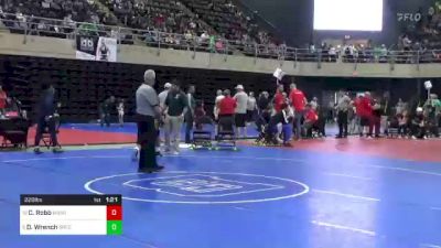 220 lbs Quarterfinal - Charlie Robb, Morgantown, WV vs Donte Wrench, Greene, NY