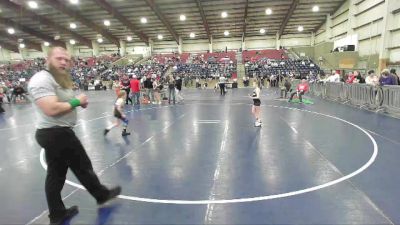 62 lbs Round 3 - Kalaya Baxter, Grizzly Wrestling Club vs Camille Fisher, Glenns Ferry Wrestling