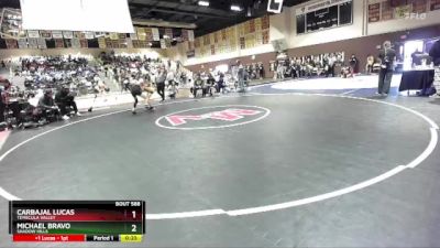 106 lbs Cons. Round 3 - Carbajal Lucas, Temecula Valley vs Michael Bravo, Shadow Hills