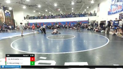 138 lbs Cons. Round 2 - Gabriel Archuleta, Pocatello vs Caeden McLaimtaig, Priest River