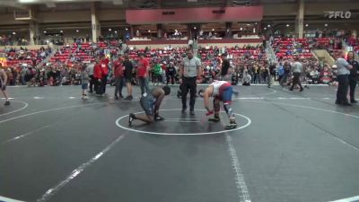 168 lbs Round 2 - Caiden Perez, Hugoton Wrestling Club vs Jerrimyah Johnson, Rhodes Supreme Avengers