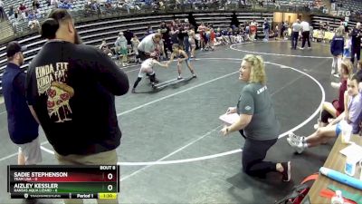 58 lbs Round 3 (6 Team) - Aizley Kessler, Kansas Aqua Lizard vs Sadie Stephenson, Team USA