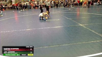 65 lbs Cons. Semi - Levi Jackson, Moen Wrestling Academy vs Karter Schippers, Moyer Elite