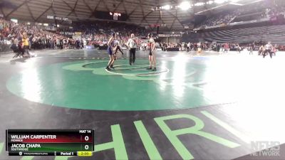 3A 113 lbs Quarterfinal - Jacob Chapa, Southridge vs William Carpenter, Monroe