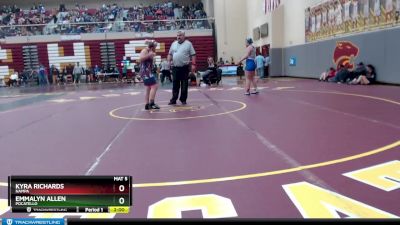 165 lbs Quarterfinal - Kyra Richards, Nampa vs Emmalyn Allen, Pocatello