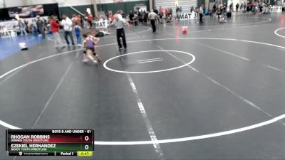 61 lbs Cons. Round 4 - Ezekiel Hernandez, Brady Youth Wrestling vs Rhogan Robbins, Winner Youth Wrestling