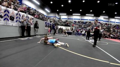 64 lbs Rr Rnd 2 - Paxton Small, Choctaw Ironman Youth Wrestling vs Aden Kelly, Division Bell Wrestling