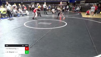 100 lbs Round Of 32 - Kaiden Pomraning, Red Lion vs Aj Wagner, Souderton