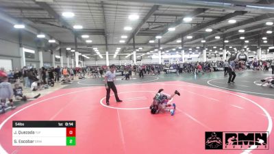 54 lbs Consolation - Jaime Quezada, TUF California Wr Ac vs Sebastian Escobar, Grindhouse WC