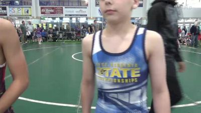 85 lbs Round 4 - Nicholas Kershisnik, EP Rattlers vs Jacob Hensley, West Virginia Wild