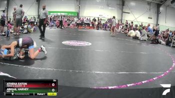 70 lbs Finals (2 Team) - Abigail Harvey, RPA vs Athena Eaton, Fierce & Scrappy