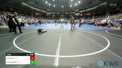 52 lbs Consi Of 16 #2 - Easton Houck, Norman Grappling Club vs Roman Hulbutta, Mojo Grappling Academy