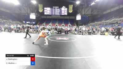 132 lbs Rnd Of 64 - Jacob Redington, Illinois vs Collin Mullins, Georgia