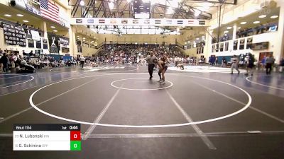 121 lbs Consi Of 16 #2 - Nate Lubonski, Kingsway vs Gino Schinina, St. Peter's Prep