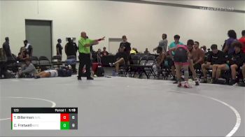 120 lbs Finals (2 Team) - Christian Fretwell, Beast Coast vs Toby Billerman, Indiana Outlaws