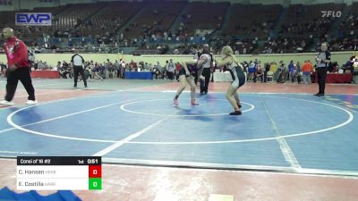 105 lbs Consi Of 16 #2 - Cassie Hansen, Henryetta JH vs Ella Costilla, Harrah