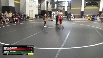 100 lbs Semis (4 Team) - Sophia Turpitt, Lady Luck vs Isabel Ekchan, BVWC