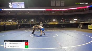 184 lbs 3rd Place - Joshua Feuerbacher, Middle Tennessee State University vs George Andrews, University Of Connecticut