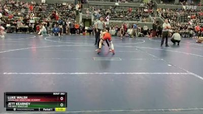 80 lbs Cons. Round 2 - Luke Walsh, Siouxland Wrestling Academy vs Jett Kearney, The Best Wrestler