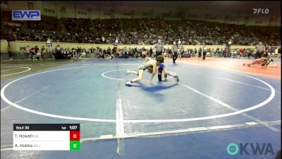 84 lbs Quarterfinal - Trey Howell, R.a.w. vs Asher Hobbs, Salina Wrestling Club