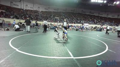 49 lbs Round Of 32 - Sawyer Bagwill, Berryhill Wrestling Club vs Moxyn Wade, Lions Wrestling Academy