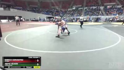 3A-145 lbs Cons. Round 3 - Enrico Cervantez, Elmira vs Nephi Heakin, Harrisburg