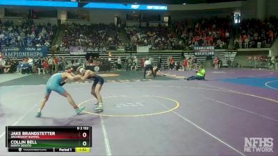 D 2 132 lbs Semifinal - Collin Bell, North Desoto vs Jake Brandstetter, Archbishop Rummel