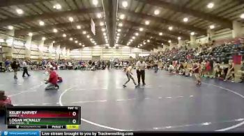 87 lbs Round 2 (4 Team) - Logan Mcnally, Utah Green vs Kelby Harvey, Idaho 2
