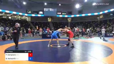 74 kg 3rd Place - Philip Conigliaro, New England Regional Training Center vs Branson Ashworth, Wyoming Wrestling Reg Training Ctr