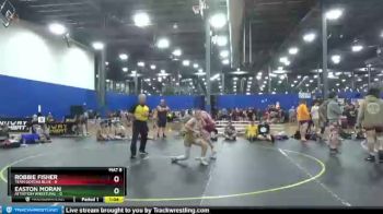 125 lbs Round 2 (6 Team) - Robbie Fisher, Team Gotcha Blue vs Easton Moran, Attrition Wrestling