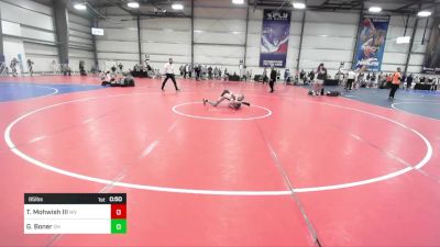 85 lbs Consi Of 4 - Tony Mohwish III, WV vs Greyson Boner, OH