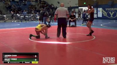 106 lbs Cons. Round 2 - Brody Perez, La Serna vs Jayren Chan, Ayala