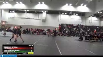 155 lbs Quarters & 1st Wb (16 Team) - Morgan Mayginnes, Baker University vs Destinee Rivera, Life University