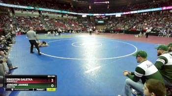 D3-144 lbs Quarterfinal - Kingston Galetka, Pardeeville vs Jordan Jahnke, Shiocton
