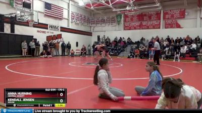 170 C Round 2 - Anna Hurning, Central DeWitt vs Kendall Jensen, Solon