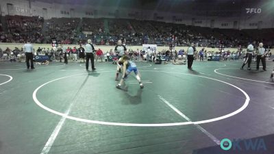 61 lbs Round Of 32 - James Cooper, Bristow Youth Wrestling vs Ashton Post, OKC Saints Wrestling