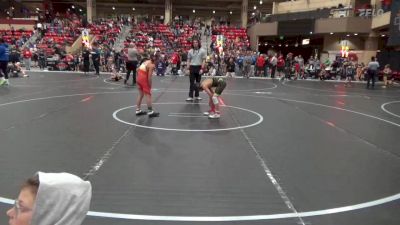 73 lbs Cons. Round 2 - Titus Hill, Hugoton Wrestling Club vs Graham Schmidt, Brawlers