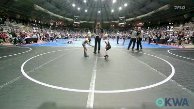 52 lbs Semifinal - Barrett Homer, Mustang Bronco Wrestling Club vs Hudson Vanover, Salina Wrestling Club