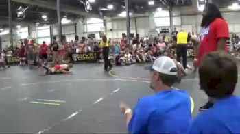 125 lbs Quarterfinals (8 Team) - Jacob Thompson, Ares vs Daniel Lynch, American Gladiators-Blue