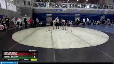 158 lbs Quarterfinal - Daniel Meyers, Hermiston Wrestling vs Skyler Crow, Hawk Wrestling Club