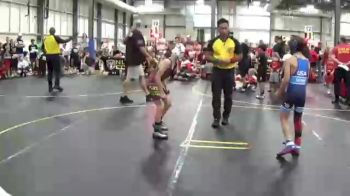 70 lbs Round 2 (6 Team) - Kasen Karl, The Funky Singlets Yellow vs Beckett McKay, American Gladiators