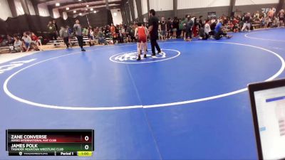 114 lbs Round 2 - Zane Converse, Askeo International Mat Club vs James Polk, Thunder Mountain Wrestling Club