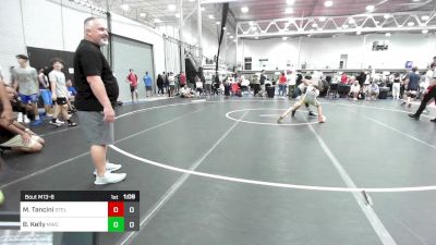 108 lbs Quarterfinal - Max Tancini, Steller Trained Pyke Syndicate vs Brendan Kelly, Malvern Wrestling Club