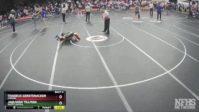 1A/2A 138 Semifinal - Thadeus Gerstenacker, Chesnee vs Jaquwan Tillman, North Central