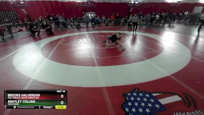 92 lbs 5th Place Match - Bentley Collins, Wisconsin vs Brooks Halverson, Pec-Argyle Youth Wrestling