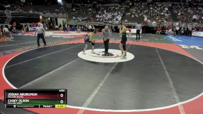 Quarterfinal - Casey Olson, Millard West vs Josiah Aburumuh, Millard South