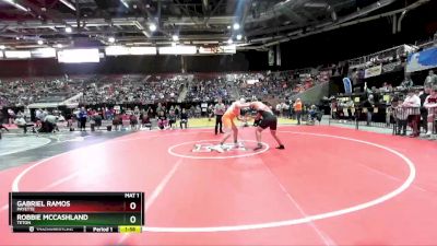 3A 220 lbs Champ. Round 1 - Gabriel Ramos, Payette vs Robbie McCashland, Teton