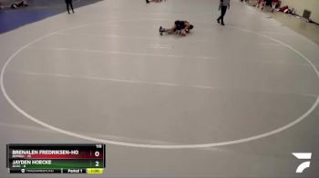 115 lbs Finals (8 Team) - Brenalen Fredriksen-Holm, Bemidji vs Jayden Hoecke, ACGC