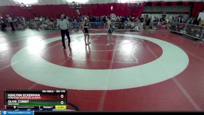 155-170 lbs Round 2 - Ashlynn Eckerman, Sarbacker Wrestling Academy vs Olive Corbit, Wisconsin